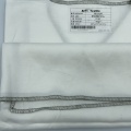 Couleur blanche 87% TENCEL 13% Tissu mélangé en lin