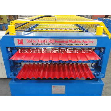 Colorful Metal Double Deck Roof Roll Forming Machine