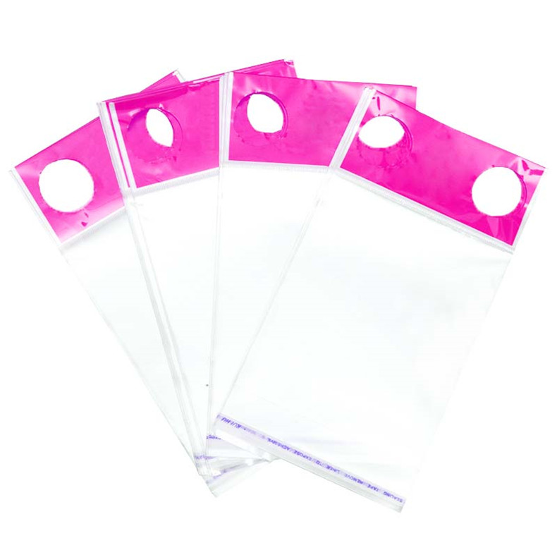 Self-sealing Opp Card Head Plastic Bag