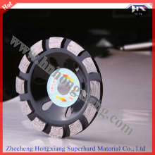 Swirly Rim Diamond Cup Grinding Wheel for Marble and Stone