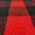 100%Polyester Sherpa Fleece with Chequer Jacquard Fabric