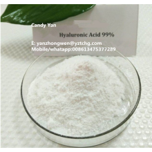 Hialuronato de sodio de grado alimenticio y graduación de cosméticos de suministro de fábrica de polvo de ácido hialurónico