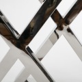 Polished Stainless Steel X Shape Table Legs Base