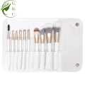 Ensemble de brosses de maquillage de sacs cosmétiques professionnels de 10pcs