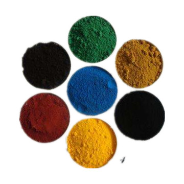 Peinture ciment pigment inorganique couleur oxyde de fer rouge