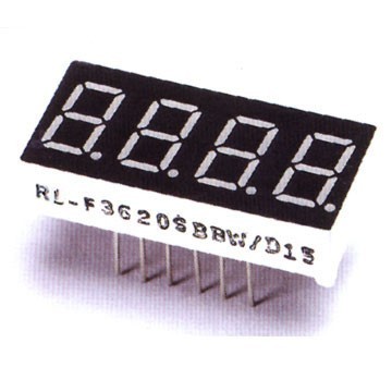 Quadruple Digit 7 Segment LED Display