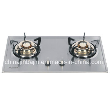 2 brûleurs 730 Longueur acier inoxydable intégré Hob