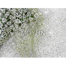 100% POLY YARN CHEMICAL EMBROIDERY +3MM SEQUIN 50 52"