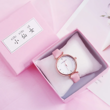 Розовая роскошная коробка для часов Square Elegant Girls