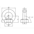 DIN582 Metric Thread Lifting Eye Nut Ring