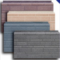 Faux tile aluminium insulated exterior wall panels