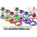 Farbglas Mini Shisha mit Kunststoff Shisha Schlauch