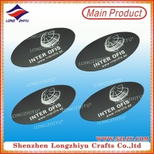 Custom Metal Nameplate Silver Plated Nameplates