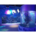 Aquariumtunnel unter Wasser transparenter Tunnelfischtank