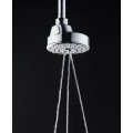 GAOBAO Chrome Adjustable Metal Swivel Ball Joint shower head