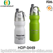 Best BPA Free PE Plastic Spray Sports Water Bottle (HDP-0449)