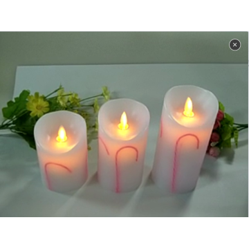 Color Changing LED Candle Red Color