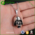 O novo Star Wars Jedi Knight capacete Titanium aço colar Europeia e americana moda pingente de aço inoxidável fundido