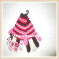 kid colorful Chrismas knitted gloves