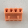 Bloques terminales de ajuste de 3.96 mm a naranja femenina