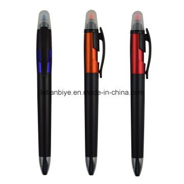 Highlighter and Ball Pen Two Usage Pen (LT-C724)