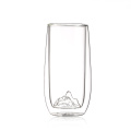 borosilicate double wall glass cup coffee mug tea sets  drinking glasses