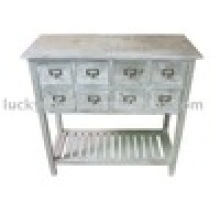 Antike Möbel Shabby Chic Retro Konsolentisch mit Regal