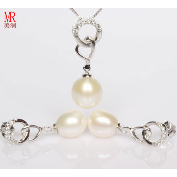 Ensemble cadeau 925 Silver Love Pearl