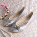 Purple Bridal Shoes Flats Closed Toe