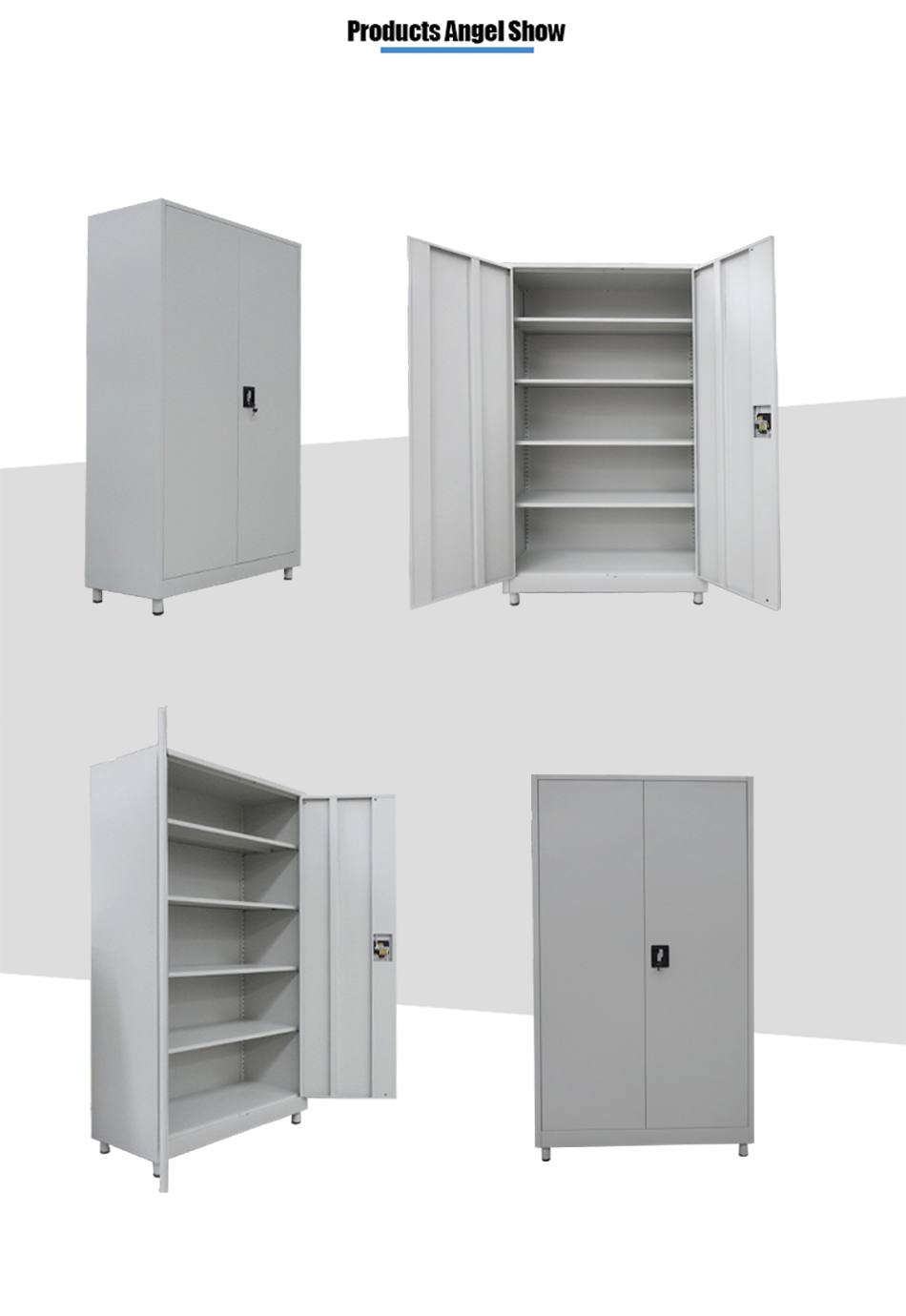 knock down steel storage cabinet 