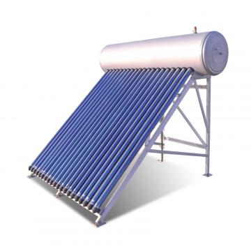 Heat pipe pressurized solar water heater