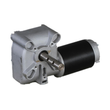 ZJD8025 escovado motor da engrenagem da CC / ímã permanente 12V motor da engrenagem da CC com caixa de engrenagens do sem-fim 80mm