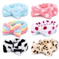 Soft Coral Fleece Spa Makeup Headband Hair Band