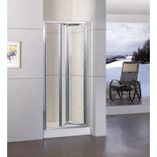 Cabina de ducha bifold en línea inline del marco de aluminio Ws-B090