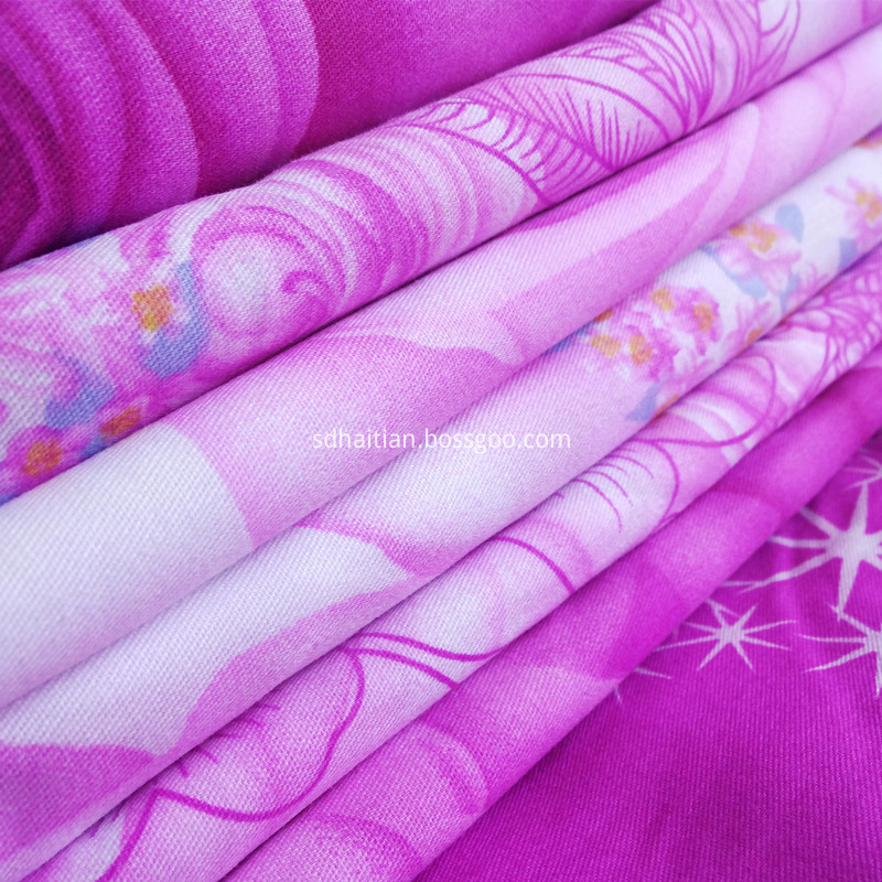 Soft Peach Printing Hometextile Fabrics