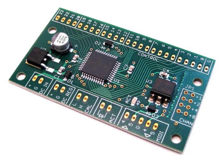 USB Midi Circuit Board