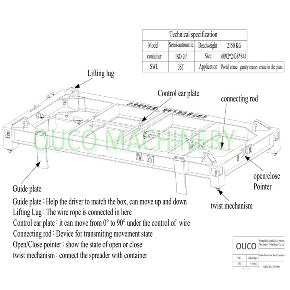 Semi Automatic Spreader