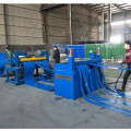 Electric and hydraulic uncoiler machine