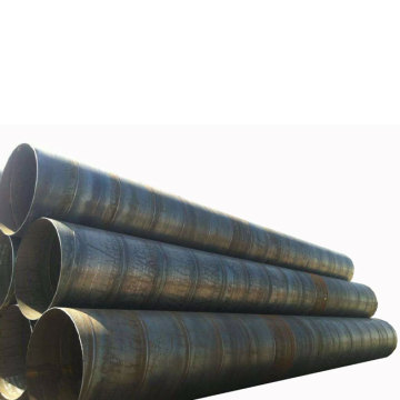 Spiral steel pipe line