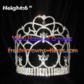 6inch Wholesale Crystal Queen Crowns