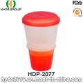 Taza de Cereal de desayuno promocional nuevo plástico ensalada Shaker Cup (HDP-2077)