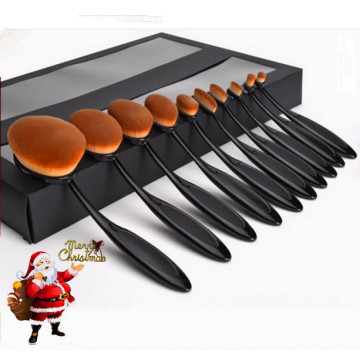 10PCS Eye Blending Cosmetic Brush Atacado escova de maquiagem Oval