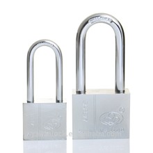 Hot sale Chrome Plated Rectangle Long Shackle Key Padlock