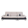 L -förmiges Schnittsofa Set mit Ottomane