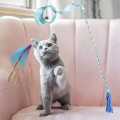 Interactive Kitten Cat Wand Toy