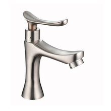 Commercial Stainless Steel  Single Handle Bathroom Faucet