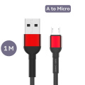 Оптовые кабели PP пряжа с плетеными микро -USB