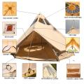 5M Canvas Yurt Bell Tent for 6-8 Persons