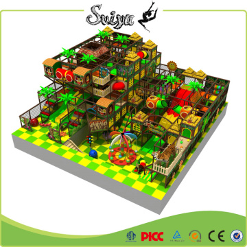 Jungle Theme Коммерческий парк развлечений Крытая детская игровая площадка для продажи