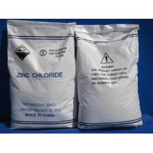2016 Haute qualité du chlorure de zinc 98% de la qualité de la batterie